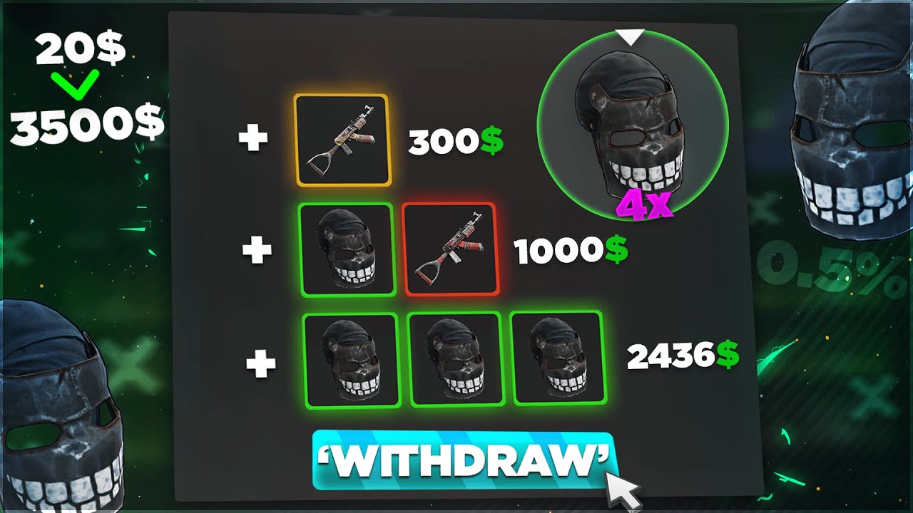 Four Grin Upgrade: $3500 Profit | Rust Gambling