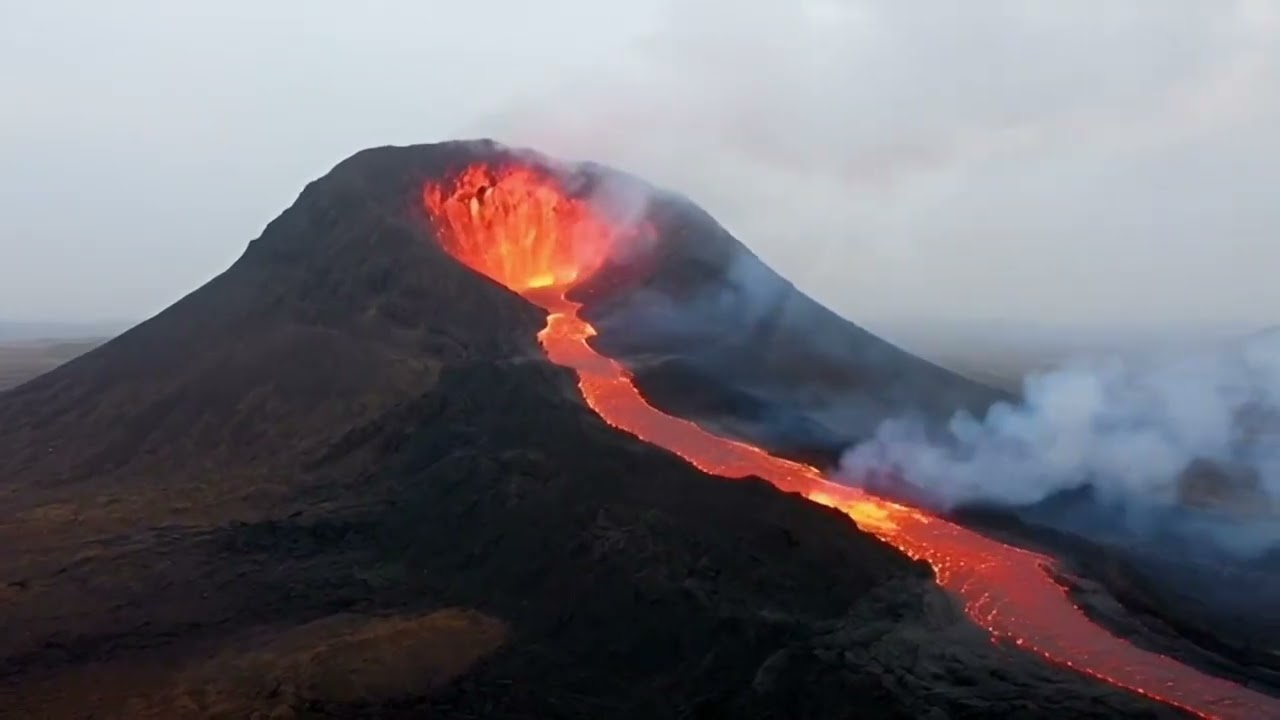 30 mins sound of volcano / Relaxing / ASMR / BGM / Meditation / Healing 