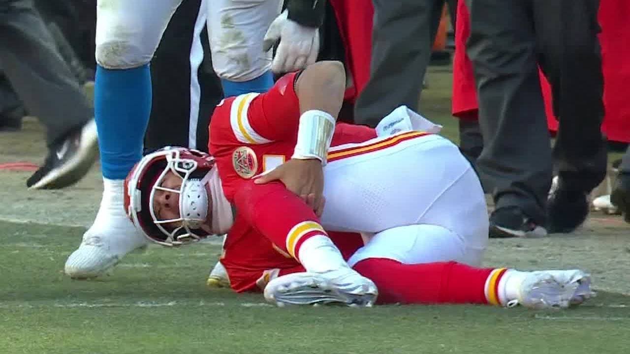 Patrick Mahomes Tears ACL vs Chargers (Full Video)