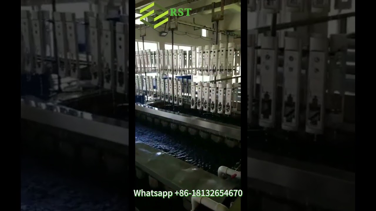 Rack Tin Plating Line Automatic Electroplating Machine