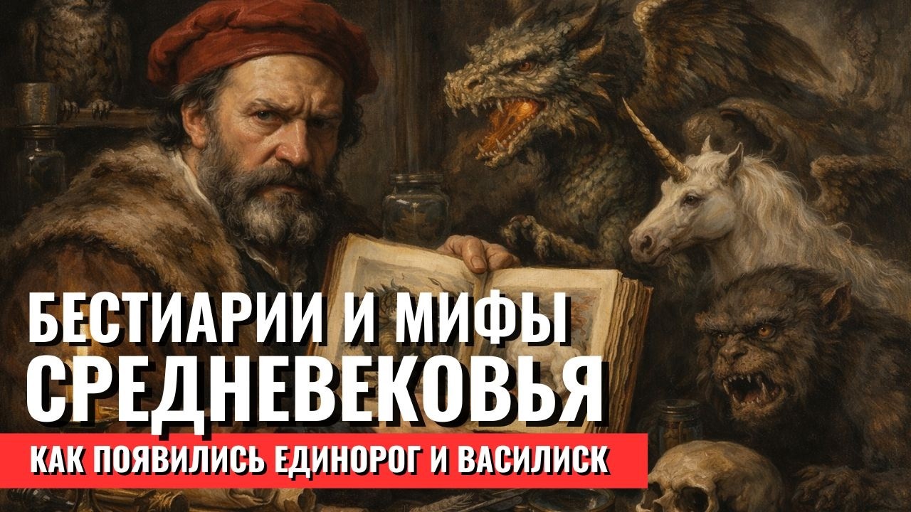 БЕСТИАРИИ СРЕДНЕВЕКОВЬЯ | Почему в Средневековье так Странно Рисовали Животных? | ИСТОРИЯ ДЛЯ СНА