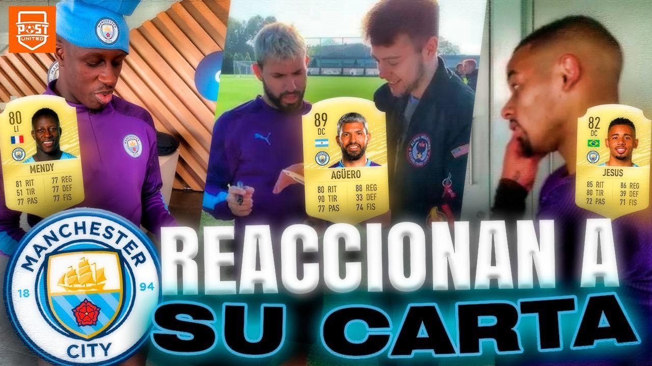 JUGADORES del MANCHESTER CITY REACCIONAN a SU MEDIA EN FIFA 20 con DjMaRiiO y iamSteve