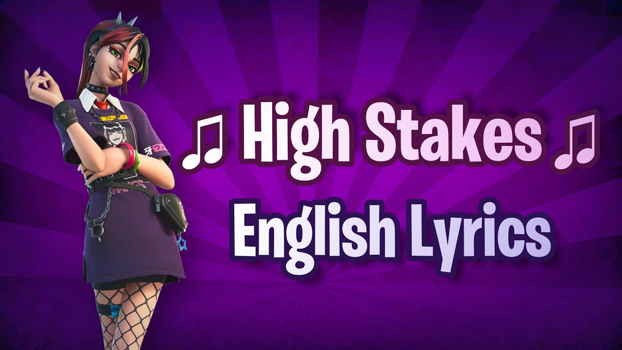 HIGH STAKES CLUB (Lyrics) English - Fortnite Lobby Track