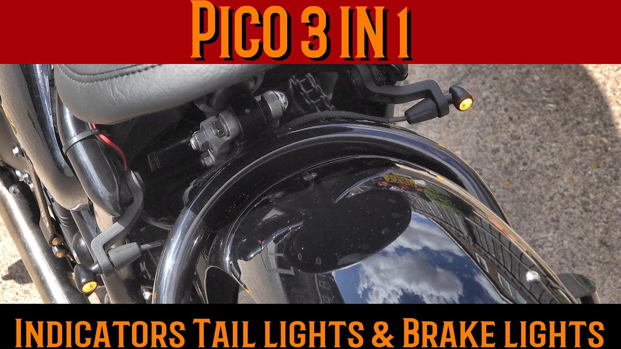 Triumph Bonneville Bobber Black Project pt3! Fitting the PICO multi Micro lights!