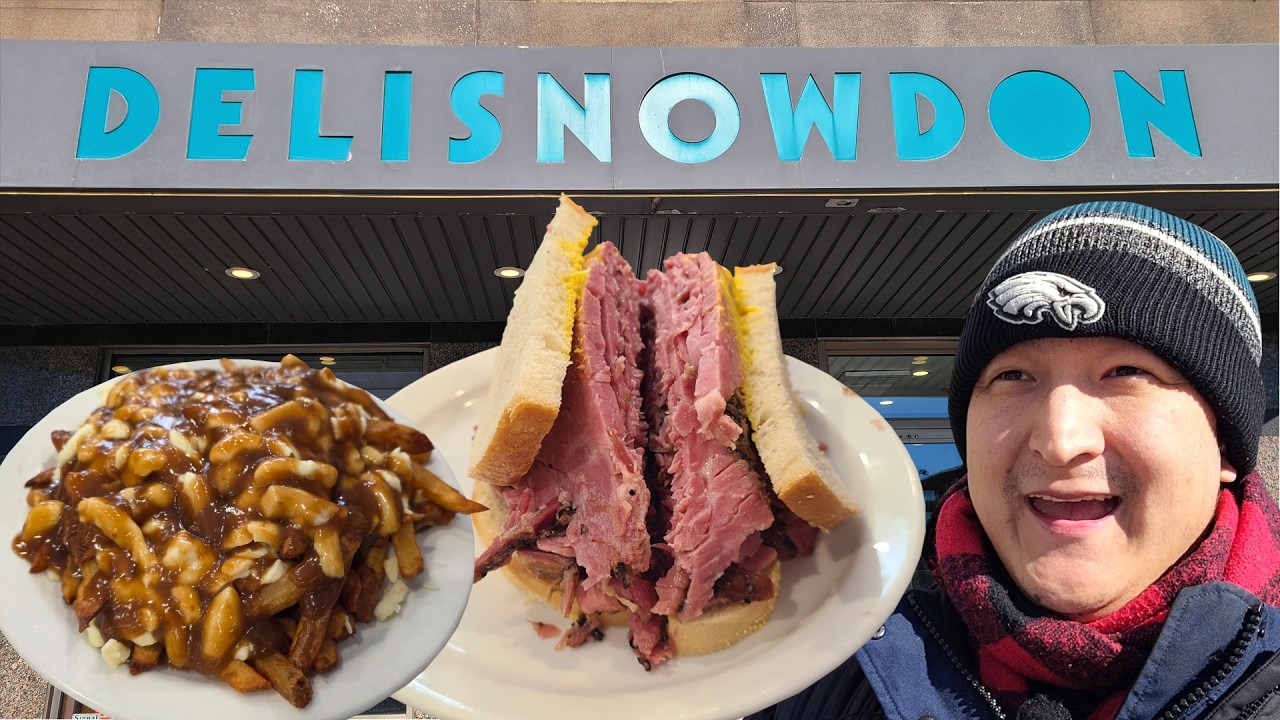 BETTER THAN KATZ'S? Trying Montreal's Snowdon Deli!