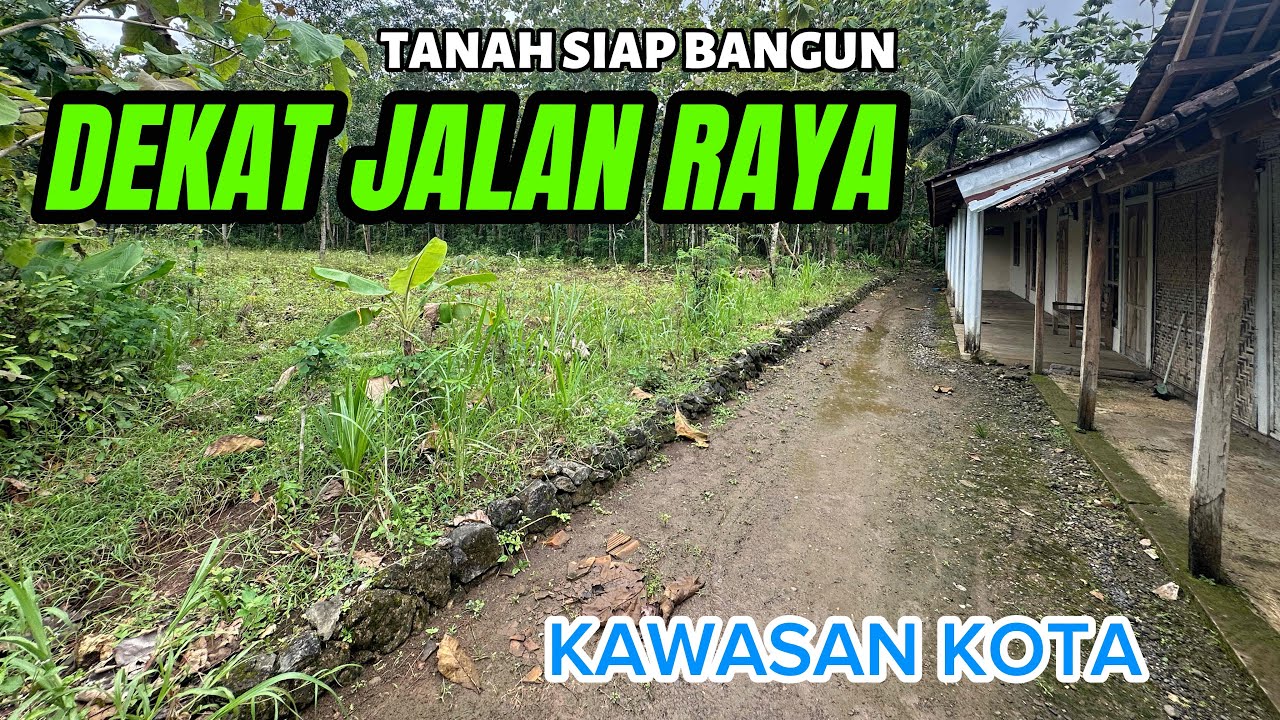 Dijual tanah bagus dipusat kota hanya 100m dari jalan raya