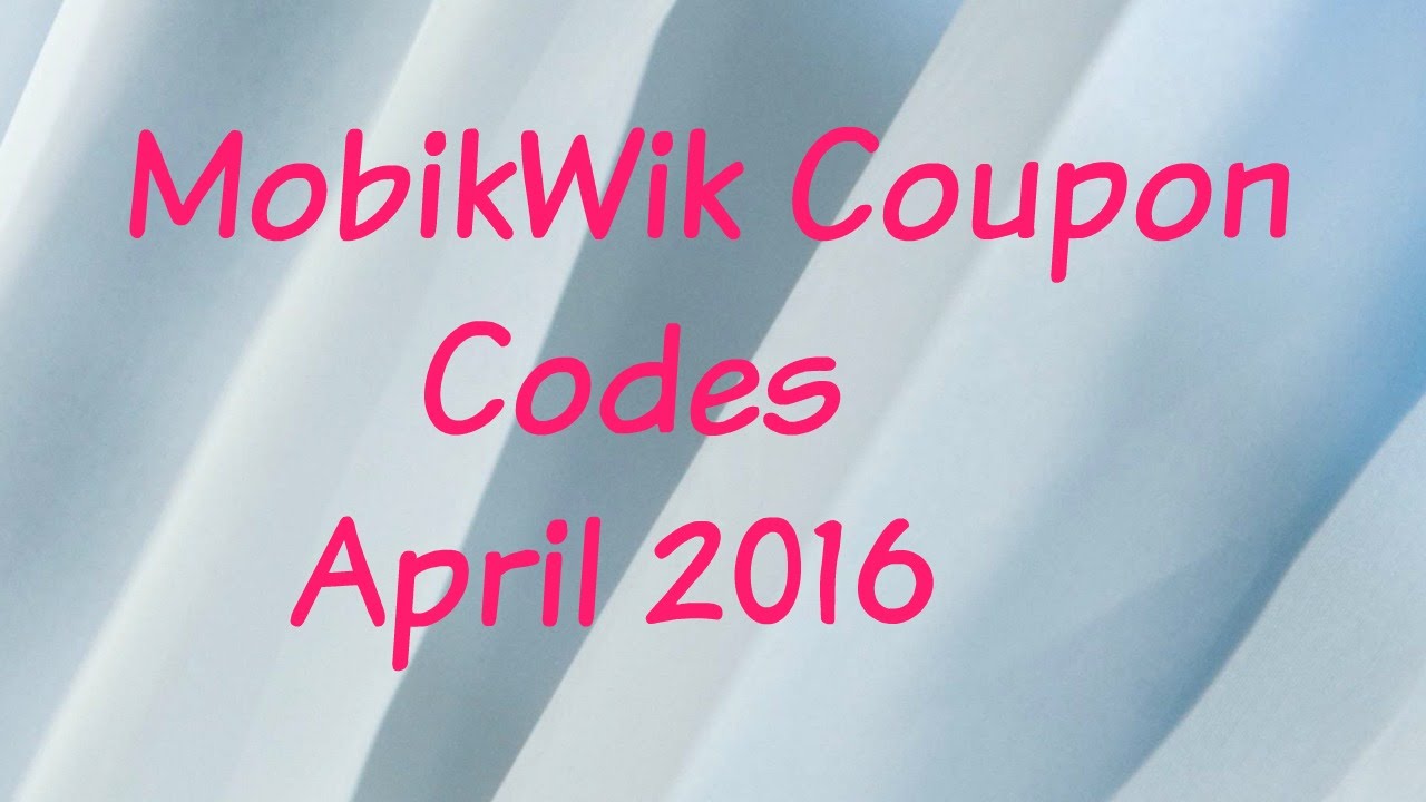 MobikWik Coupon Codes April 2016 - Wallet Offers and Coupons
