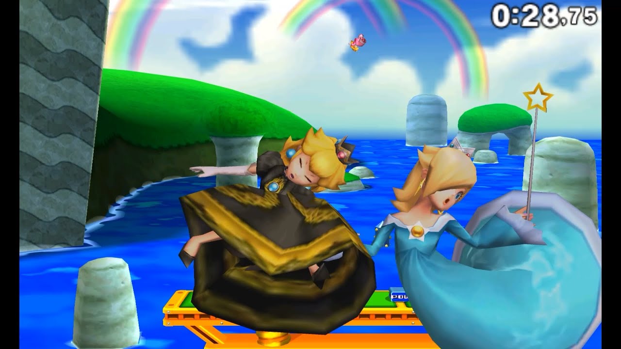 Smash 3DS - Peaches and Rosalinas Battle (Star and Screen KO) #12