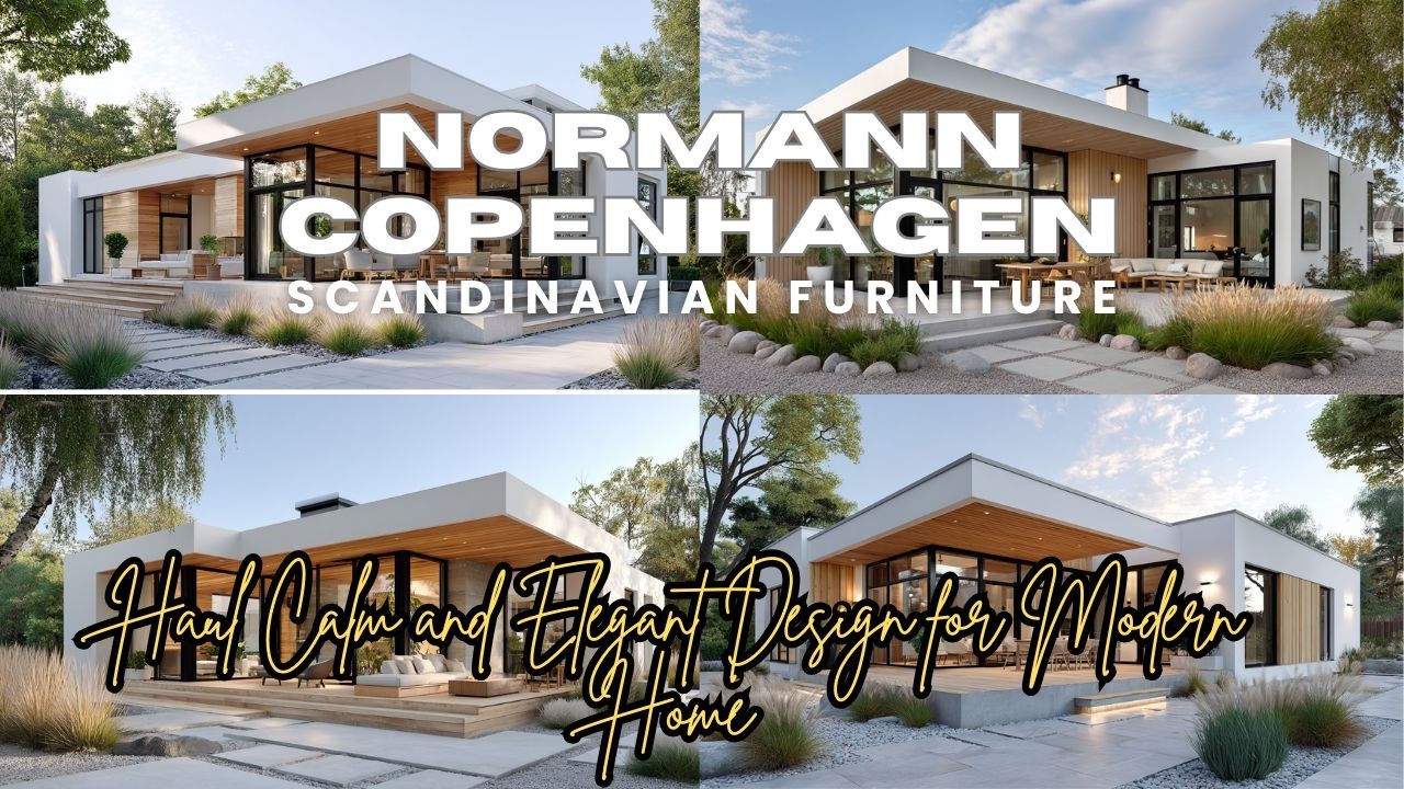 Normann Copenhagen Scandinavian Furniture Haul Calm and Elegant Design for Modern Home