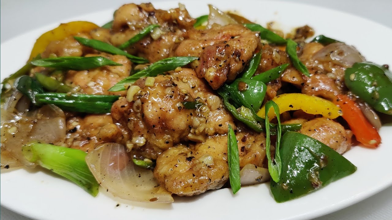 Chicken In Black Pepper Sauce | Black pepper chicken Chinese Style | Chef Ashok