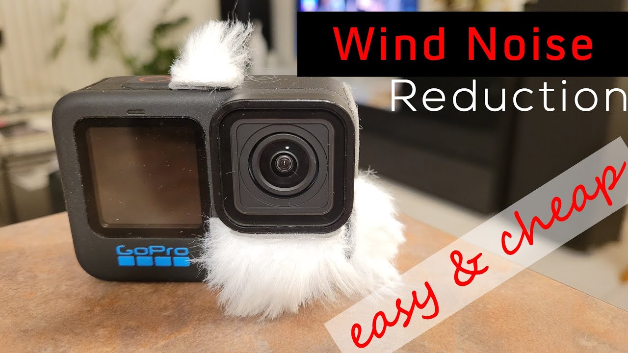 Easy and cheap #DIY #Gopro Hero 9/10/11 wind noise reduction mod