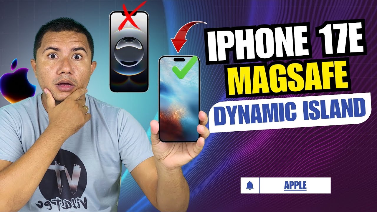 Iphone 17e vai enfim trazer magsafe e ilha dinâmica?