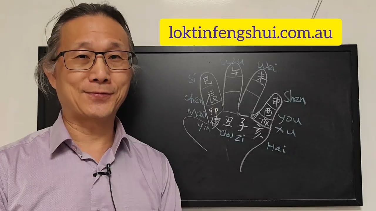 Learn Feng Shui Basics - How to place 12 Earthly Branches on your palm