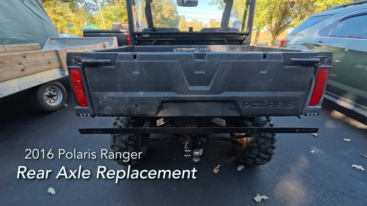 Замена задней оси на Polaris Ranger 2016 года