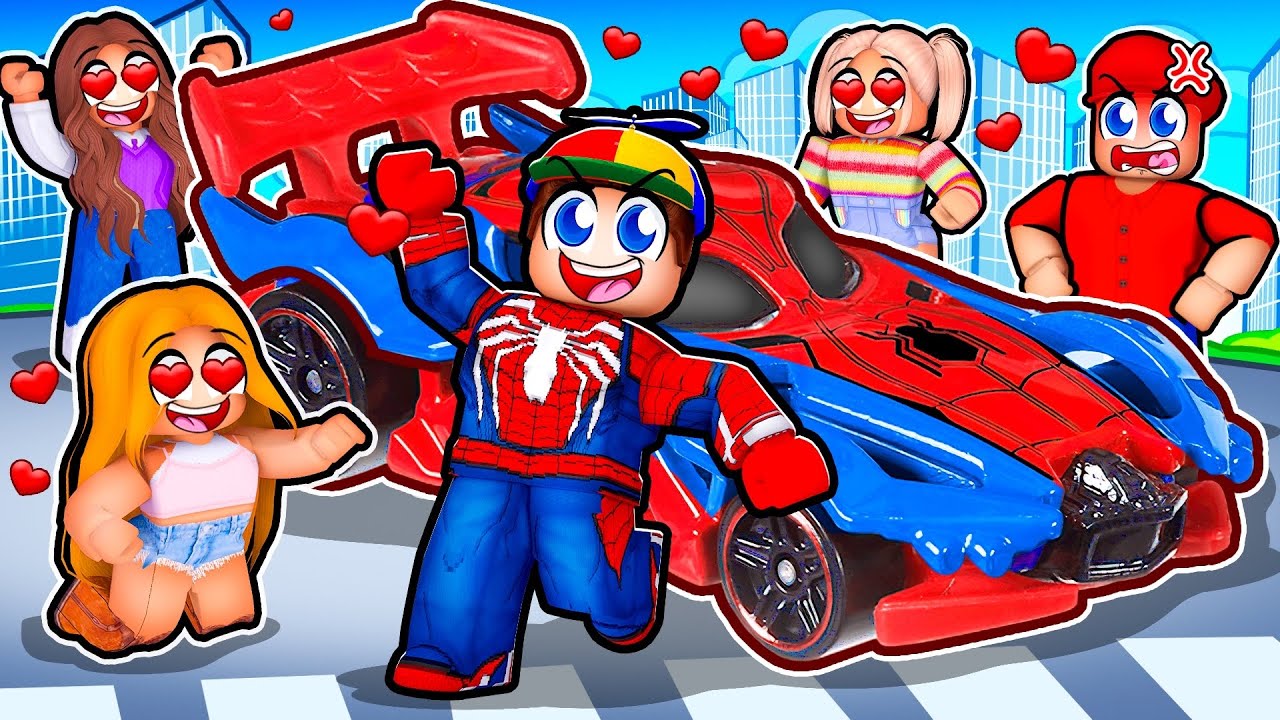 Rizzing Girls With The NEW $100,000,000 SPIDERMAN In Roblox Driving Empire!