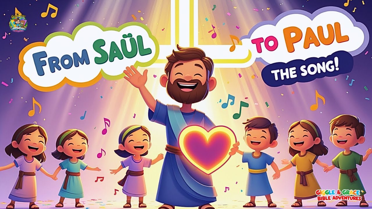 From Saul to Paul – A Changed Heart | Fun Christian Song for Kids