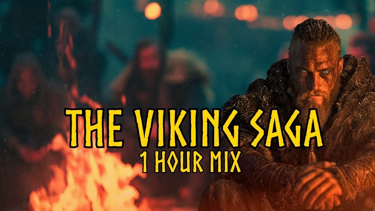 THE VIKING SAGA | Official Dark Nordic Folk War Mix (1 Hour)