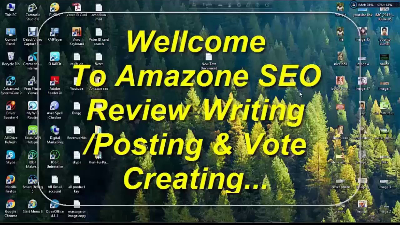 how to amazon review writing and vote creating video in English