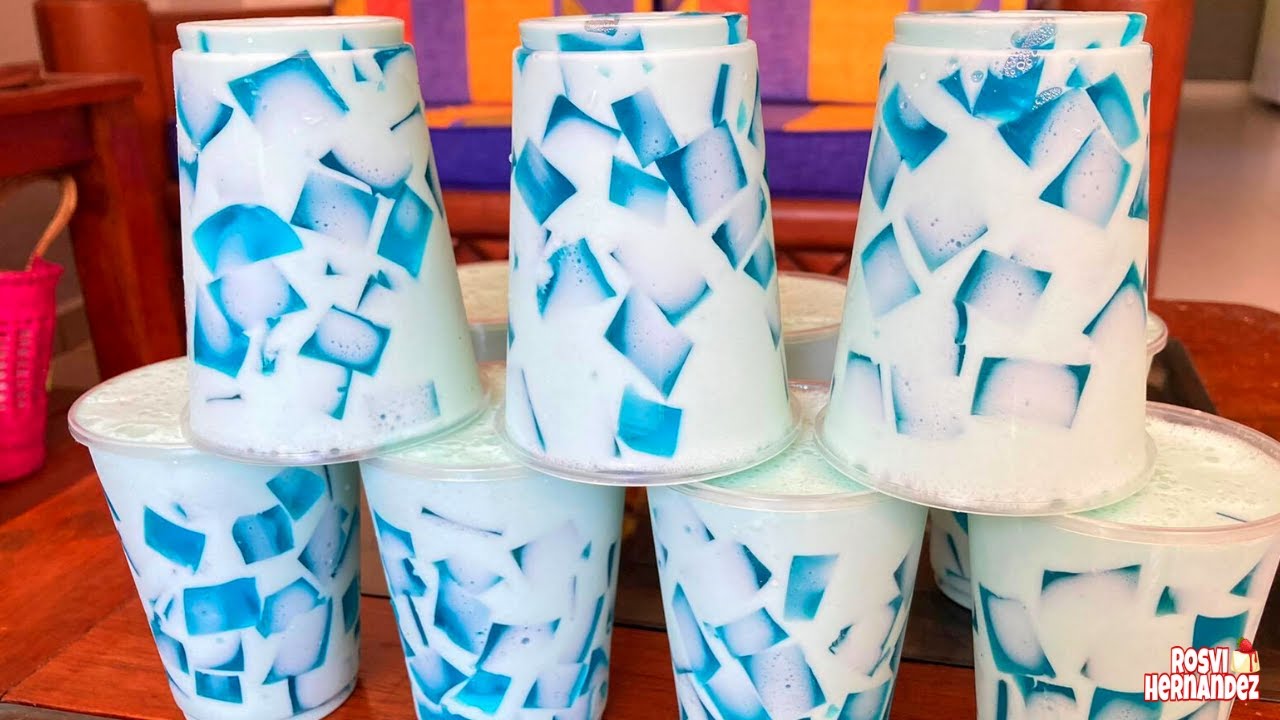 IDEA PARA TU NEGOCIO! GELATINAS INDIVID DE MORA 2 INGREDIENTES MOSAICO PARA VENTA C/COSTOS REALES