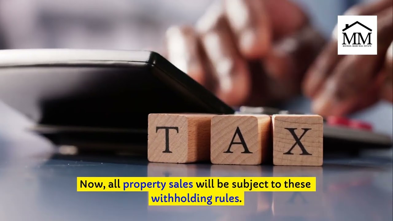 Changes to Foreign Resident Capital Gains Withhold