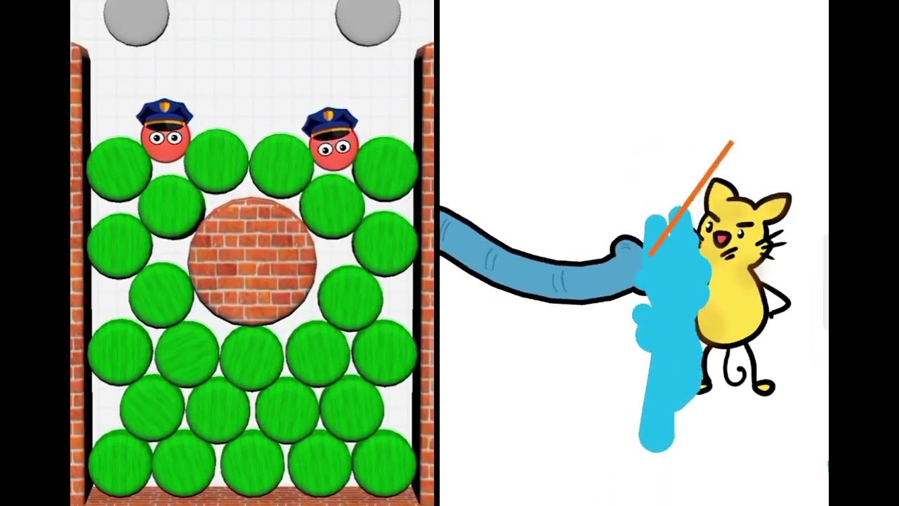 Hide Ball vs Help Monster 3 Tricky Puzzle Max All leaves Game play 