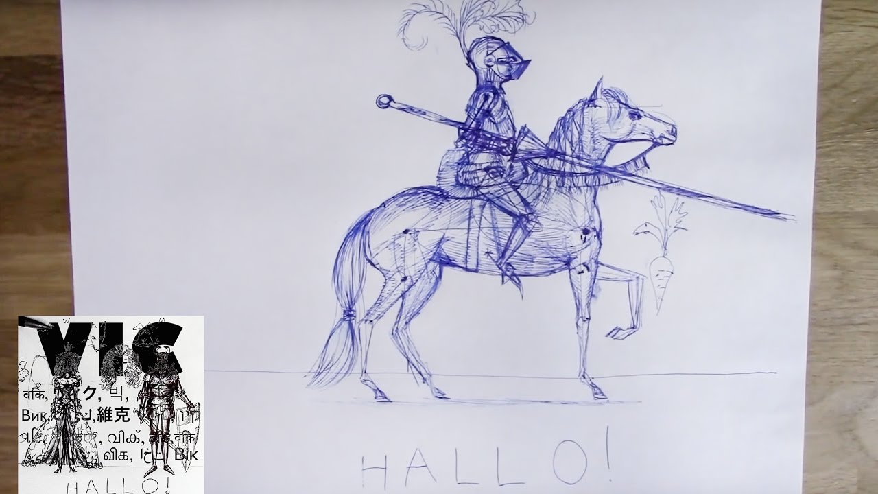 Characteristics of an Equestrian (Horseman)/ How to draw a knight and a horse
