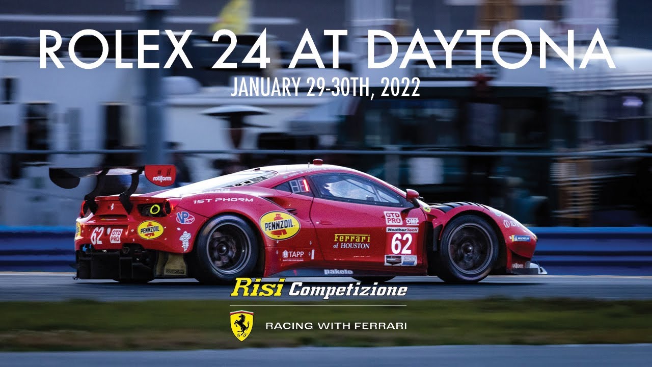 Risi Competizione at the Rolex 24 At Daytona, January 29-30th, 2022