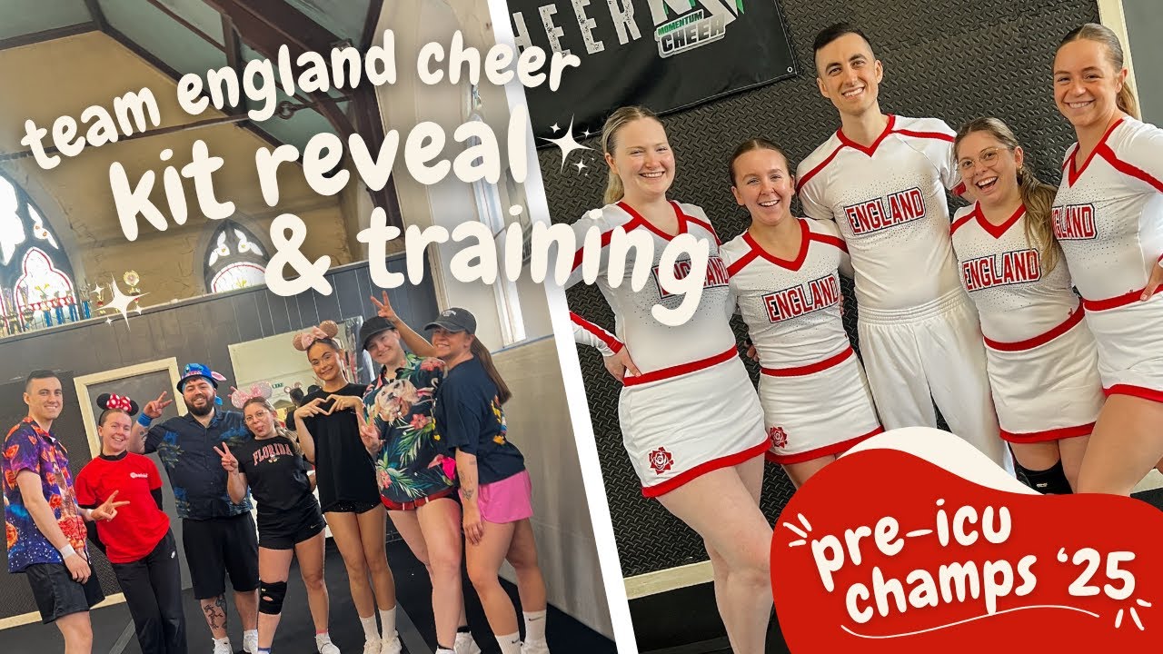 Kit Reveal & Training Weekend Vlog | Team England Cheer 2025 🇬🇧🌹