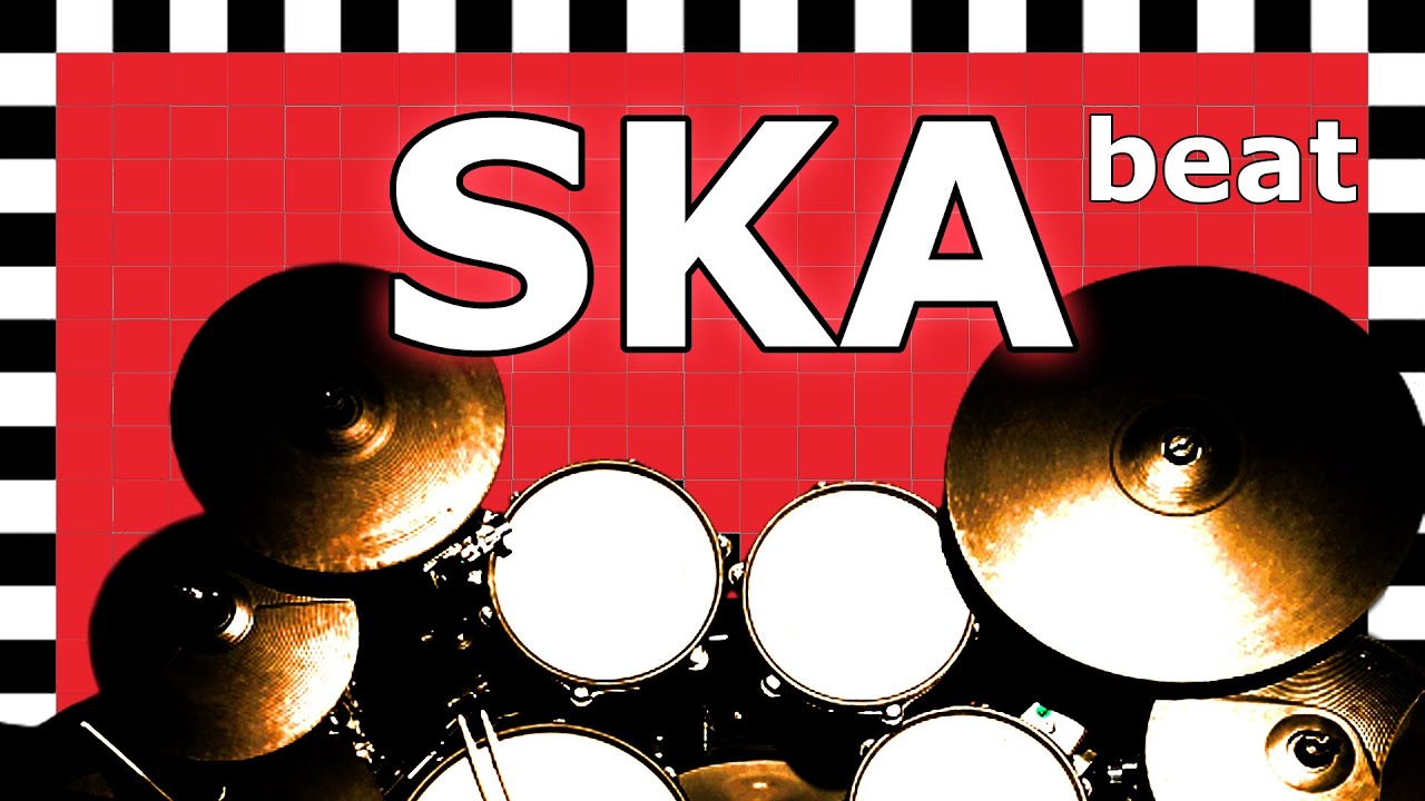 SKA Drum Beat 150 bpm 🥁 Fast Reggae Drum Backing Track #102