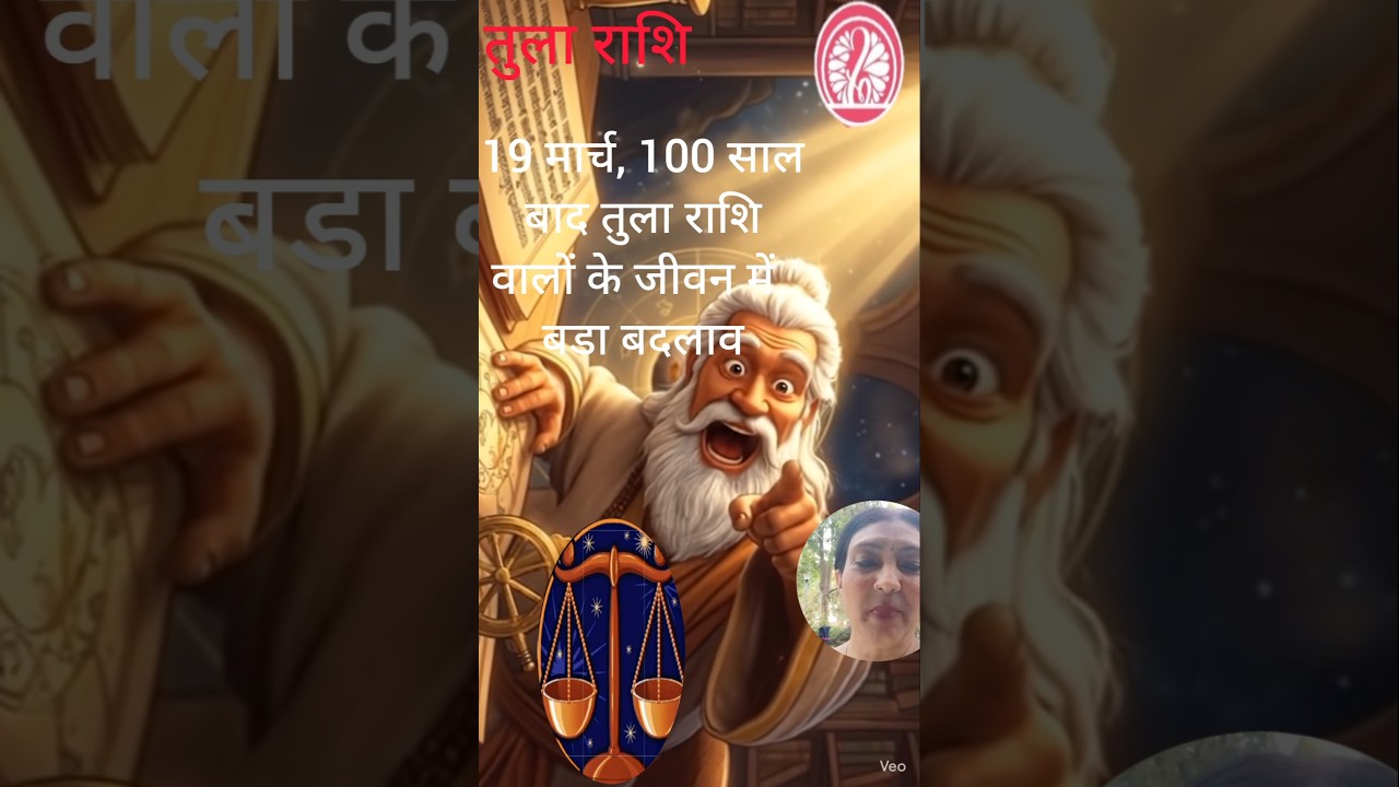 19 मार्च, 100 साल बाद तुला राशि वालों के जीवन में बडा बदलाव।। #tularashi #libra #shortsfeed #yt