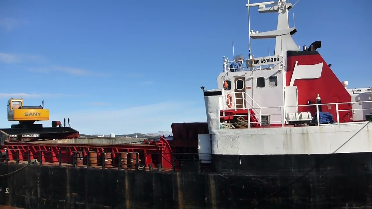 Frydholm General Cargo Ship in Port