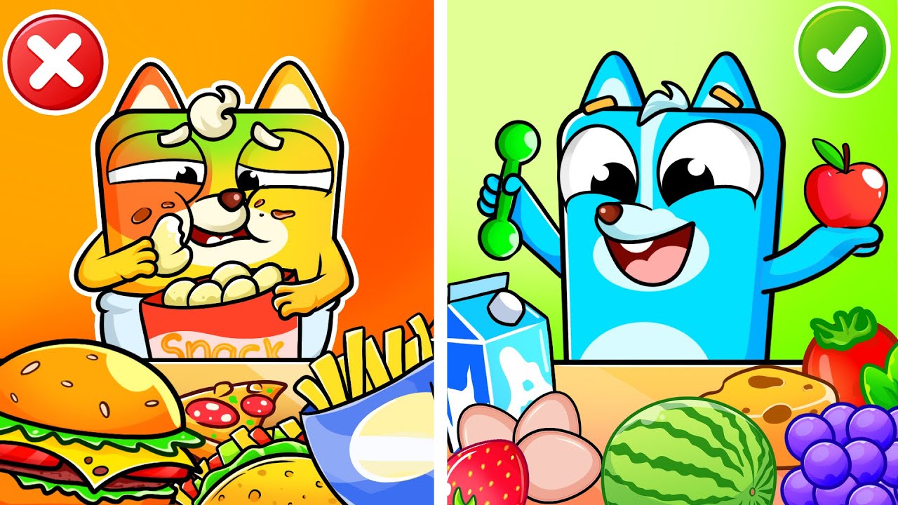 Comida Saludable vs Comida Chatarra🥦🍔 |  Canciones infantiles | Baby Ringo Espa&ntilde;ol