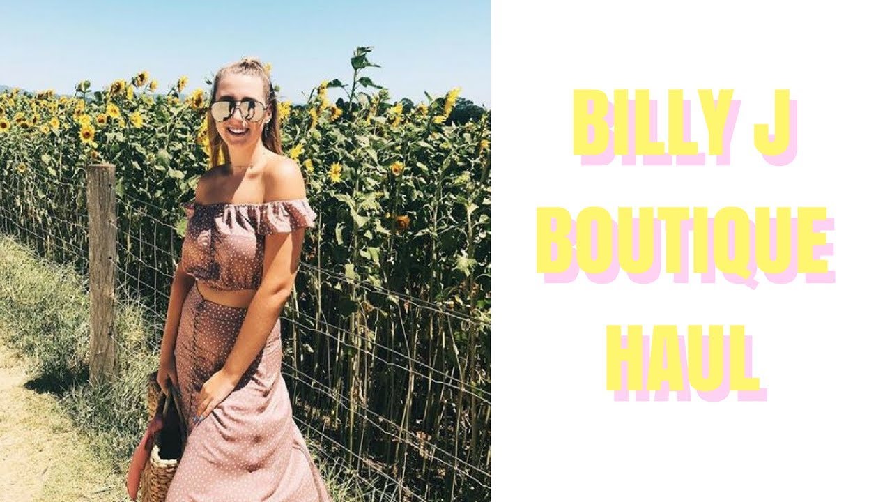 MASSIVE BILLY J BOUTIQUE HAUL // TRY ON