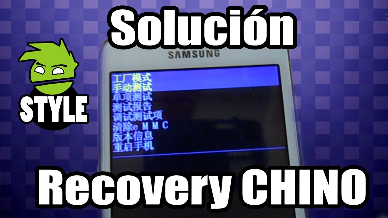 SOLUCIÓN al RECOVERY en CHINO / Androoid Style