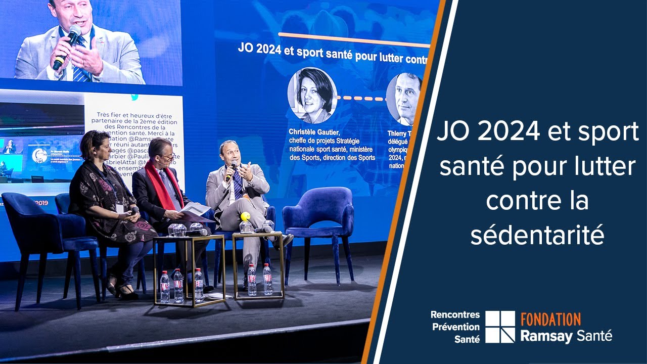 JO 2024 et sport santé pour lutter contre la sédentarité - Rencontres Prévention Santé 2019