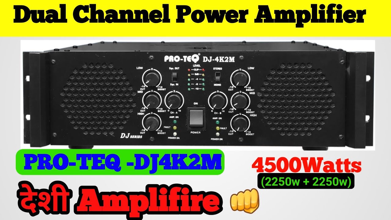Pro Teq 4500watt Amplifier Price & Review||DJ4K2M |