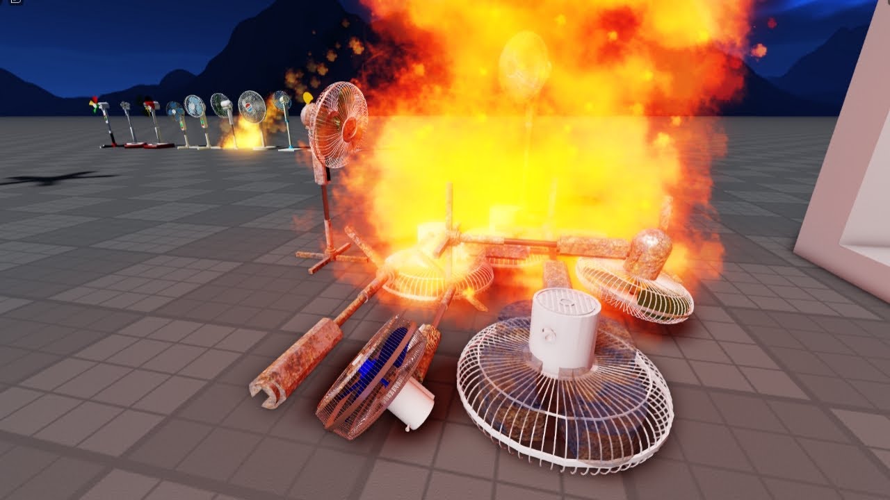 Fan - Kipas, Kipas Angin Baling Baling Patah, Rusak, Karat, Terbakar