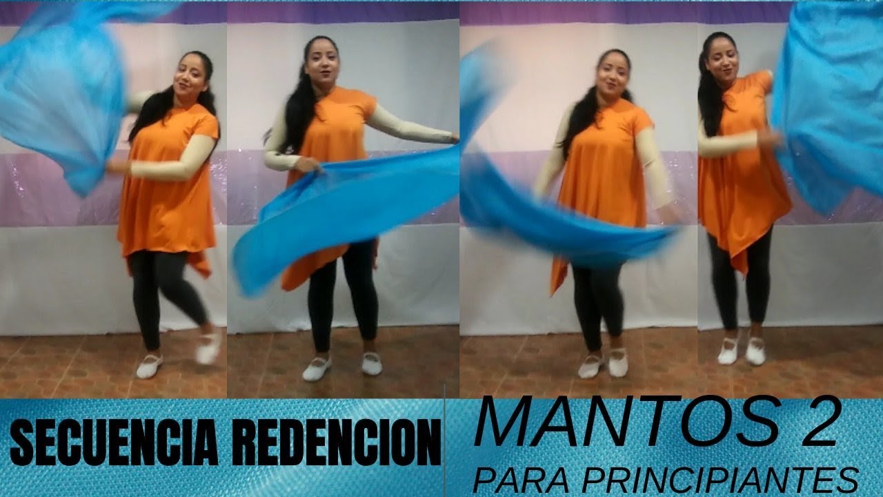 pasos de danza con MANTOS 