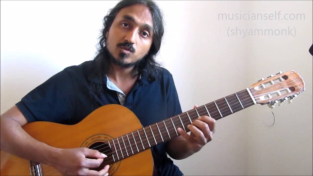 [raagify] Indian raga Chakravakam from major scale via mixolydian: two note changes and slides