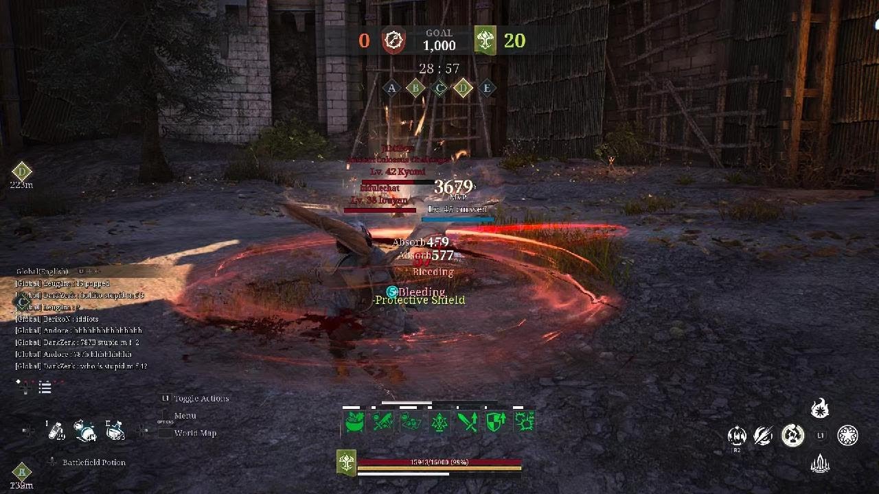 Red Basin 15v15 PvP Battlefield / Priest Valor / Most Worried easy | Bless Unleashed