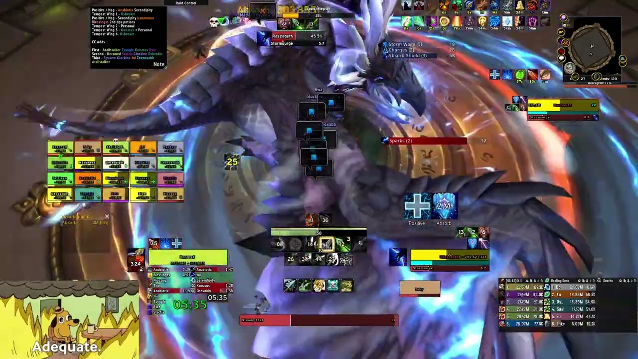 Adequate vs Heroic Raszageth (Raid Leader PoV)