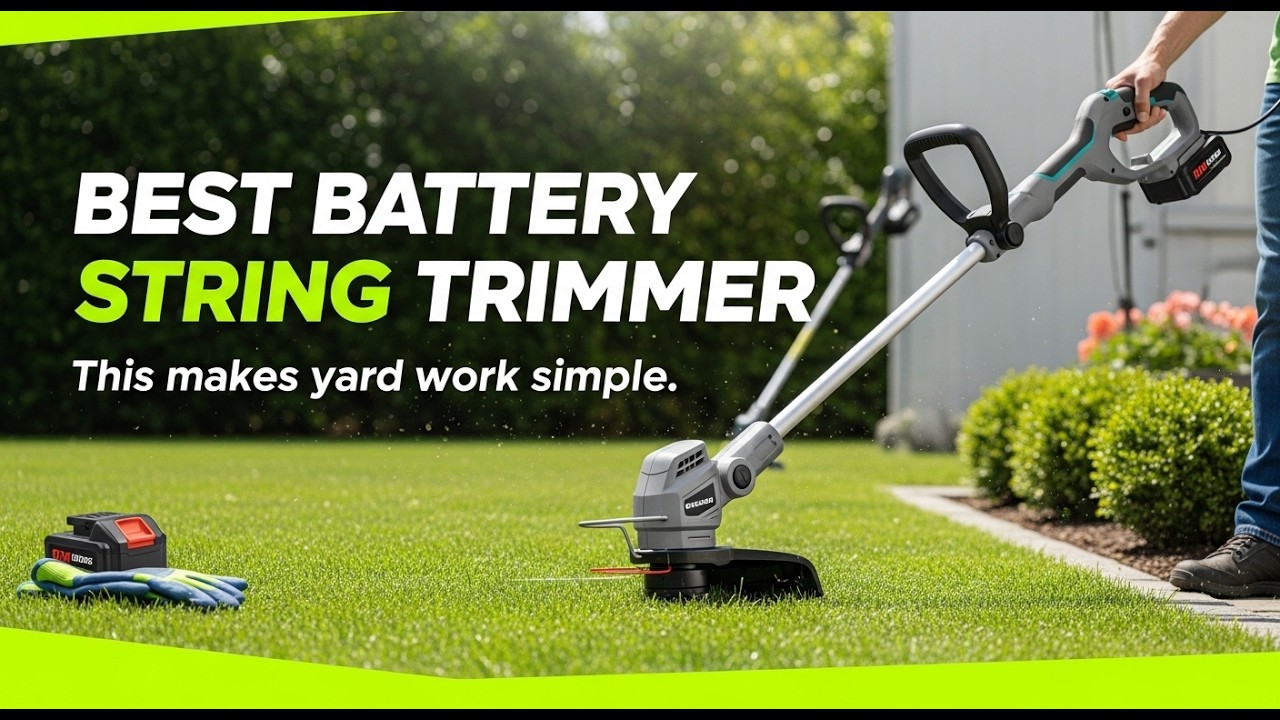 TOP 5 Best Battery String Trimmer 2026 | The Ultimate Battery String Trimmer Test Which One Wins