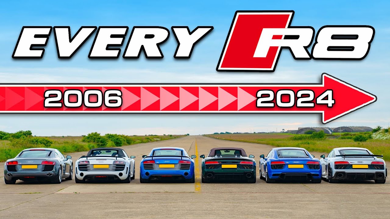 Audi R8 Jenerasyonları DRAG YARIŞI