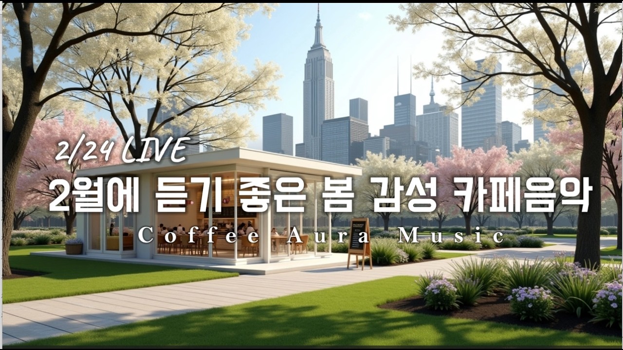 ☕ 그냥 틀어 놓으세요💛2월 봄이오는  감성 팝송☀️아침에 듣기 좋은 카페 음악 플레이리스트 ✨  카페에서 듣기 좋은 음악, 마음이 편안해지는 Playlist🎧 2/24 LIVE