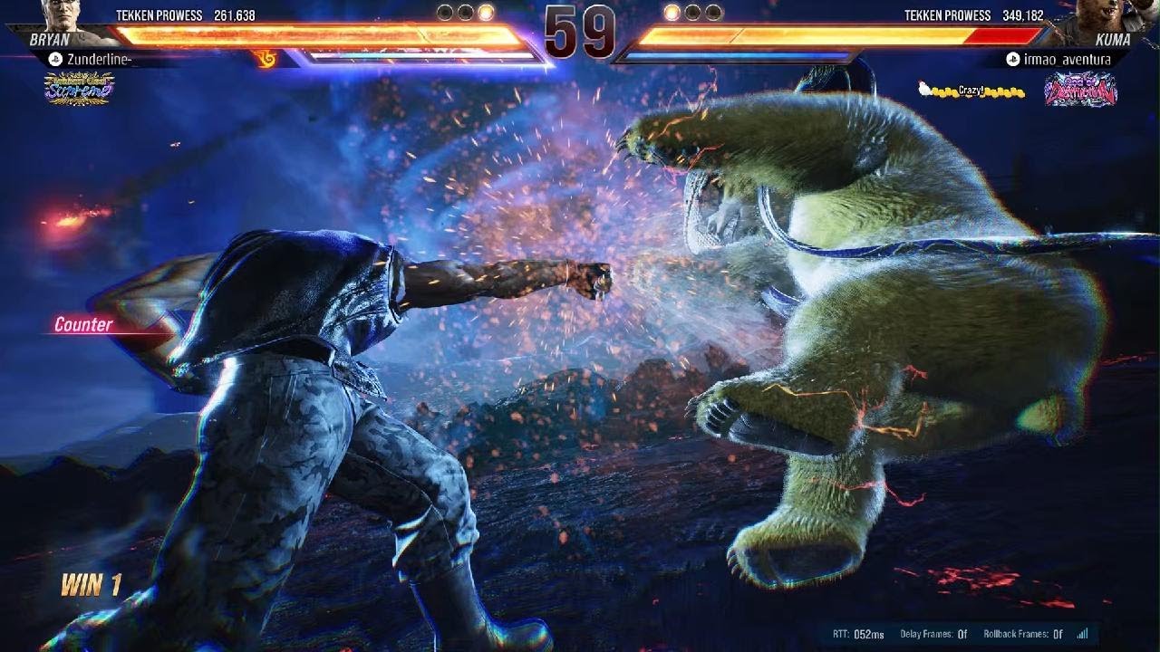 TEKKEN 8 Zunderline-_ (Bryan) VS irmao_aventura (Kuma)