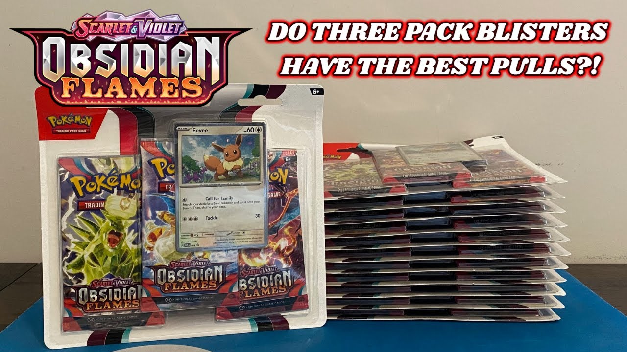 Are OBSIDIAN FLAMES 3 Pack Blisters THE BEST PRODUCT from this NEW Pokemon Set?!