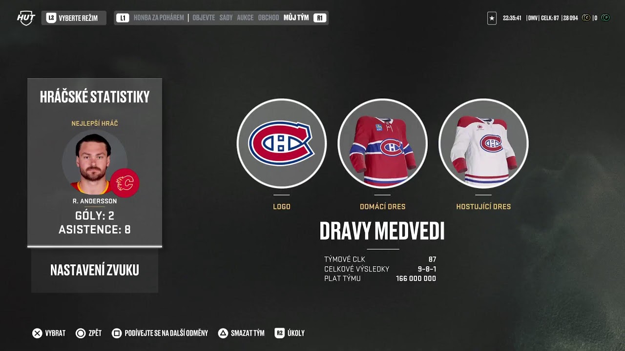 NHL26 Dravý Medvedi🤪🏒