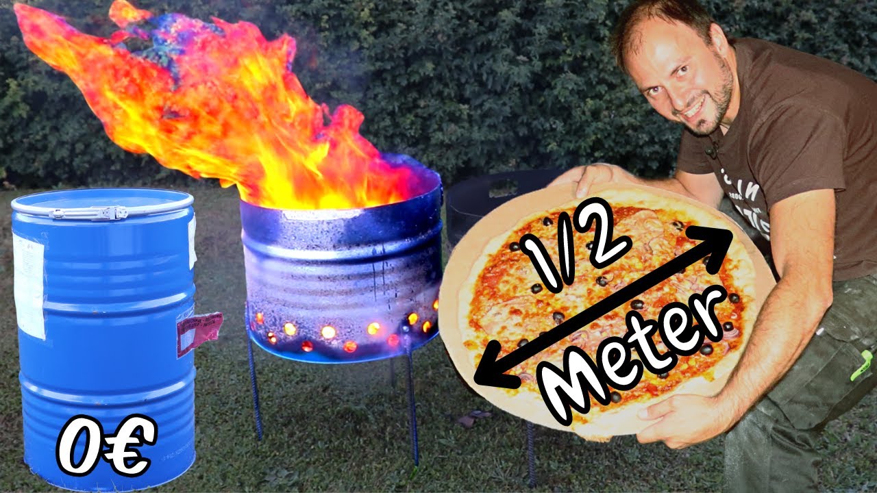 MEGA-Pizza ich baue den einfachsten Pizzaofen der Welt
