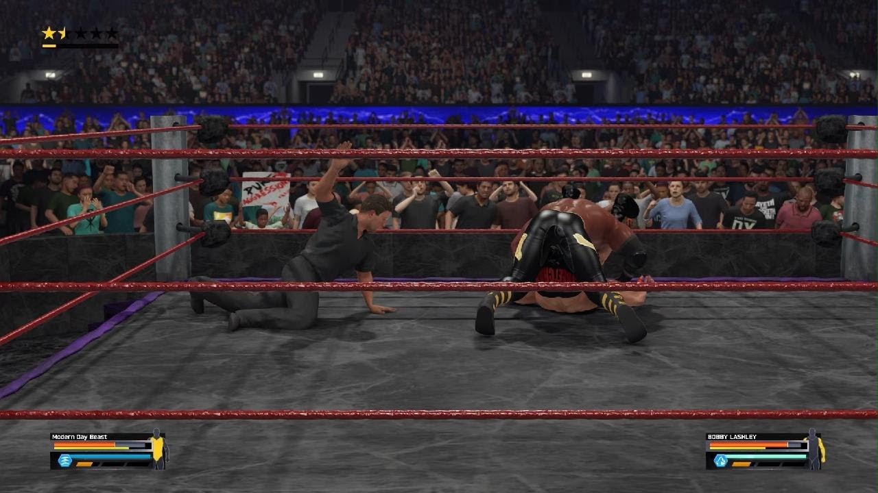 Modern day beast vs bobby lashley Future's End