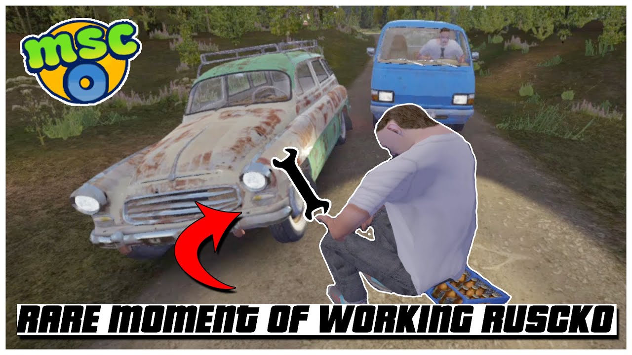 RARE MOMENT OF WORKING RUSCKO IN MY SUMMER CAR ONLINE MULTIPLAYER 2022 | Ogygia Vlogs🇺🇸